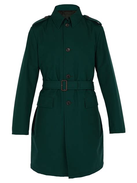 prada rain jacket green buy|prada nylon trench coat.